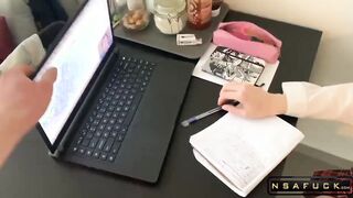 I Fucked that Schoolgirl while she was doing Homework