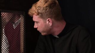 Catholic twink nailed hard bareback by priest in confession
