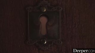 Deeper. Domme Avery holds the key to her slave's satisfaction