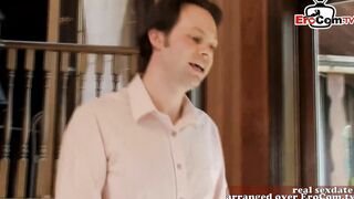 british adorable teenie GF seduced from BF after rubs