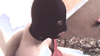 Dumping my jizz in slave Britney's throat