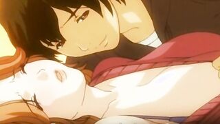 Beautiful horny woman satisfies younger guy