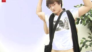 Japanese CMNF nude hospital prank TV performance