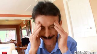 Old Cuck Can't Satisfy Fiance Jamie Applegate so He Watches Instead