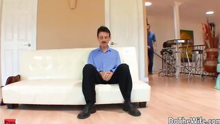 Old Cuck Can't Satisfy Fiance Jamie Applegate so He Watches Instead