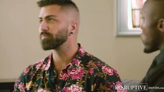 BBC Andre Donovan returns to worship his lover handsome Adam Ramzis feet