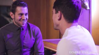 Closeted doctor Dante Colle sprayed loads of cum by hunk escort Dakota Payne