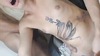 Pretty Ts Sucking Her Boyfriend Cock
