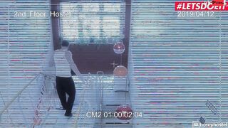 HORNYHOSTEL - Thin Blonde Missy Luv Fucked By Her Roommate Full Clip