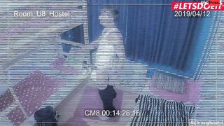 HORNYHOSTEL - Thin Blonde Missy Luv Fucked By Her Roommate Full Clip