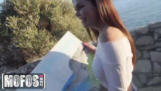 MOFOS - Huge tit Sasha Foxx gets drilled outside into point of watch