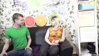 AMATEUREURO - German Blonde Getting Nailed Hard by her Screwed Friend