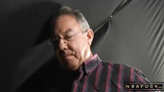 Old Man Assfucking a Nimpho Young Blonde