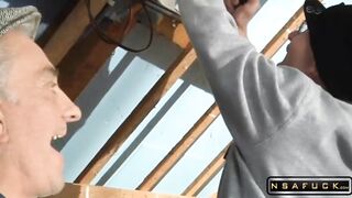 Old Man Assfucking a Nimpho Young Blonde
