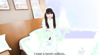 Ichika Matui dresses up and spreads her legs and finger bang her holes