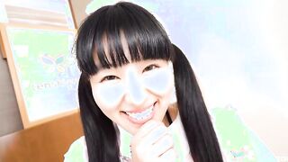 Ichika Matui dresses up and spreads her legs and finger bang her holes