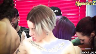 CHICAS LOCA - Crazy Hot Lesbian Party With Latina Babes! WOW!