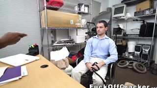 Homo takes cash for pleasures black dick
