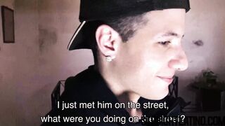 Straight Latino turns gay with his big dick gay friend