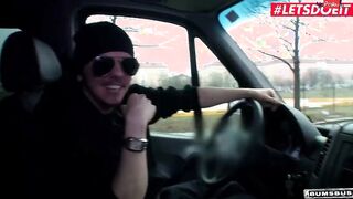 LETSDOEIT Ebony Beauty Josy Black Getting Anal On The Van