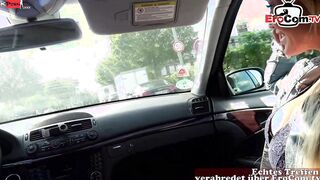 Public pov Head from a sexual German Skank