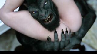 3D Werewolf Fuck Busty Girls