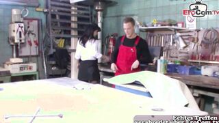 Ugly German unshaved older milf got fuck inside crazy twat