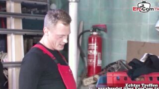 Ugly German unshaved older milf got fuck inside crazy twat