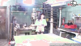 Ugly German unshaved older milf got fuck inside crazy twat