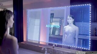 Teen robot anal fucked by horny client