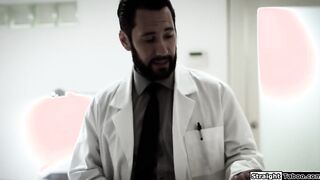 Doctor tricks 19yo virgin into fucking