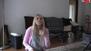 Zoey Monroe's Shaven Pussy Is Splattered With Jizz