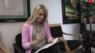 Zoey Monroe's Shaven Pussy Is Splattered With Jizz