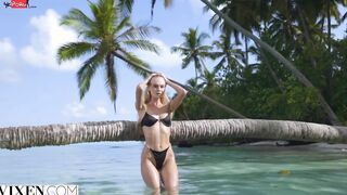 VIXEN Beach Bunny Nancy is Super Sexy Hot in her Tiny Bikini