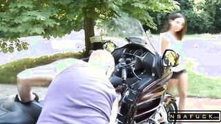 Grandpa Fucks Young Pussy so Tight and