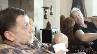 The Sexy and Horny Teen Asks Stepgrandpa