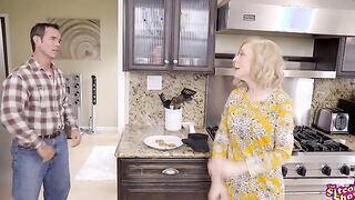 Kitty is baking another batch of cookies to replace the ones Eric accidentally ruined when