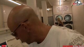 Blonde Milf with gigantic melons pick up for a creampie