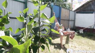 I caught my next door masturbating furiously outdoor
