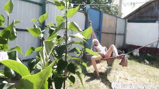 I caught my next door masturbating furiously outdoor