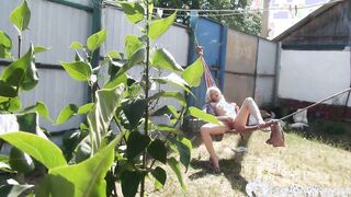 I caught my next door masturbating furiously outdoor