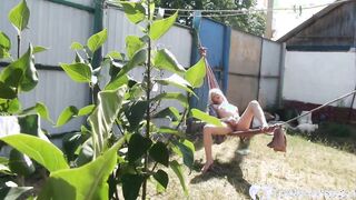 I caught my next door masturbating furiously outdoor