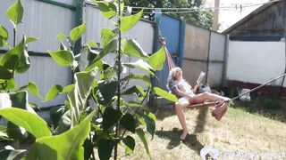 I caught my next door masturbating furiously outdoor