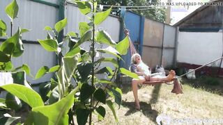 I caught my next door masturbating furiously outdoor