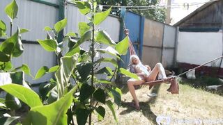 I caught my next door masturbating furiously outdoor