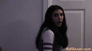 Horny secretary sucking dick