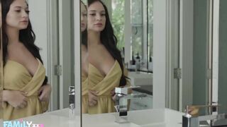FamilyXXX - Cumming On My Gigantic Ass Latina Stepdaughters Face (Lexi Sample)