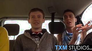 Horny dudes Danny Cunningham and AJ need some ass to fuck