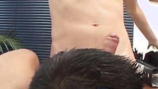 Young Latino men fucking raw for the first time on camera