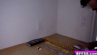 Lucky Fate banged three teen twats